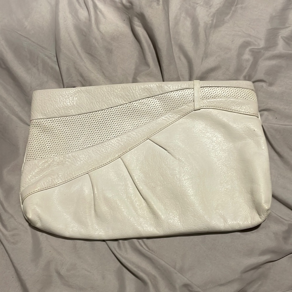 Vintage genuine leather clutch